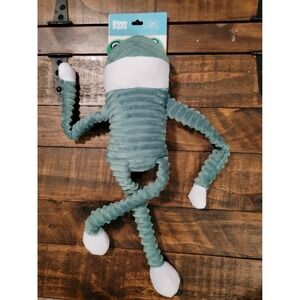 Zippy Paws Large Crinkle‎ Frog Dog Toy Squeaky Plush Frenchie Toy 14"